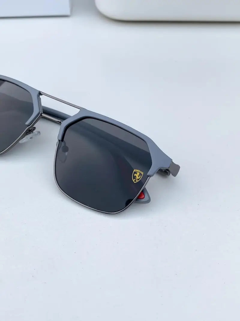 RayBan 04 Grey Black Red Ferrari Edition