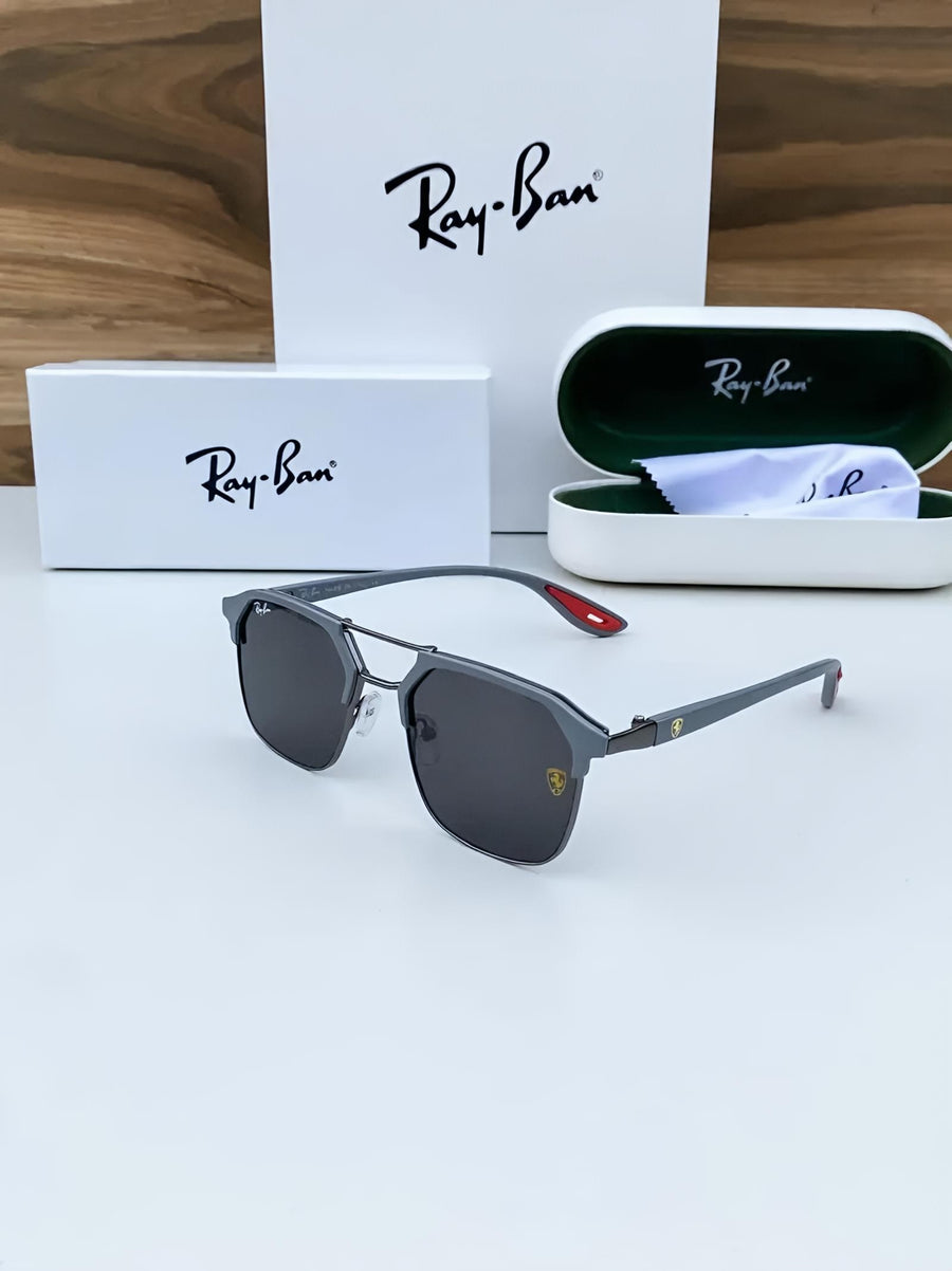 RayBan 04 Grey Black Red Ferrari Edition