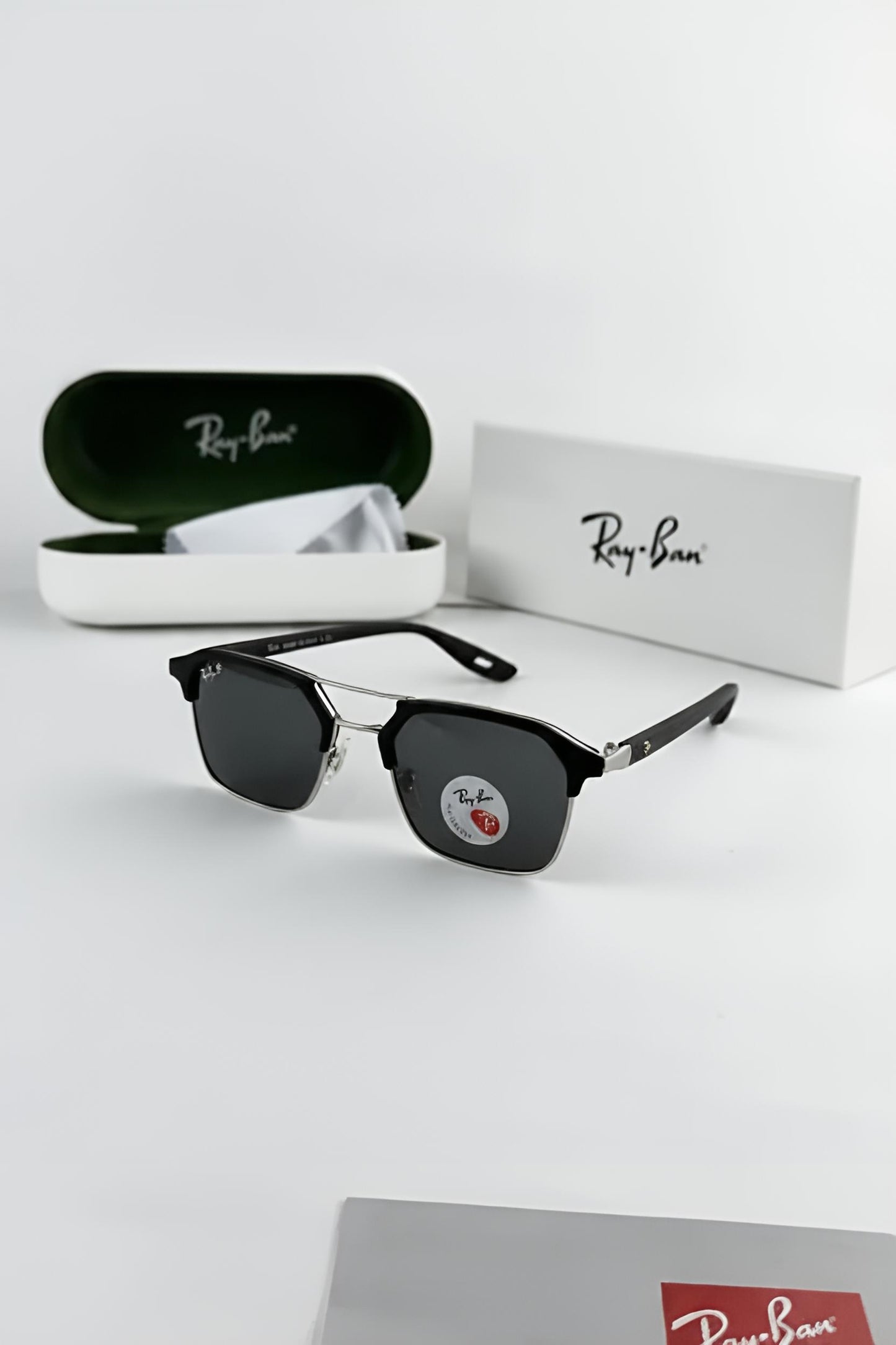 Rayban Silver Black 04