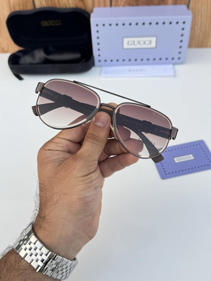 Gucci 24023 brown shaded