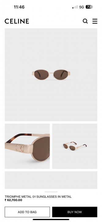 Celine WMNS 1006 Gold Brown