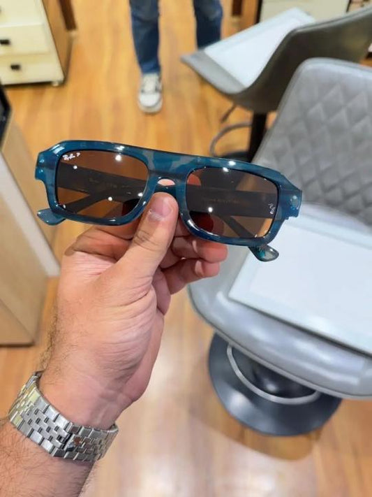 Rayban 4454 turtoise blue brown