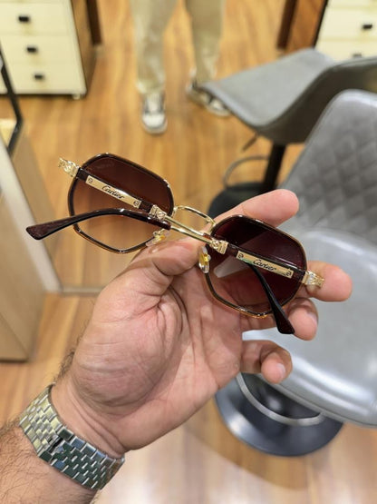 Cartier 2500 gold brown