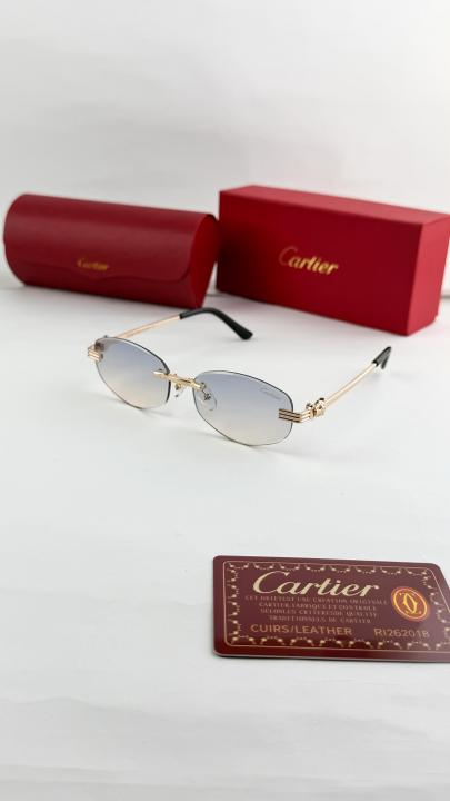 Cartier gold blue shaded 8070-1