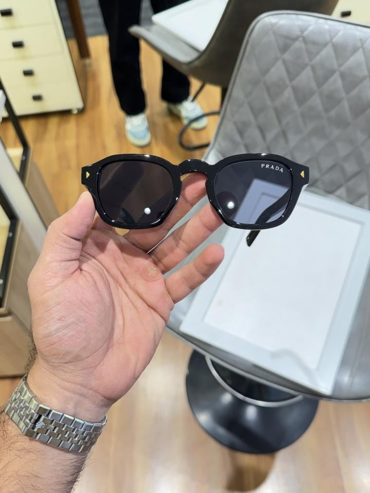 Prada 3490 round full black
