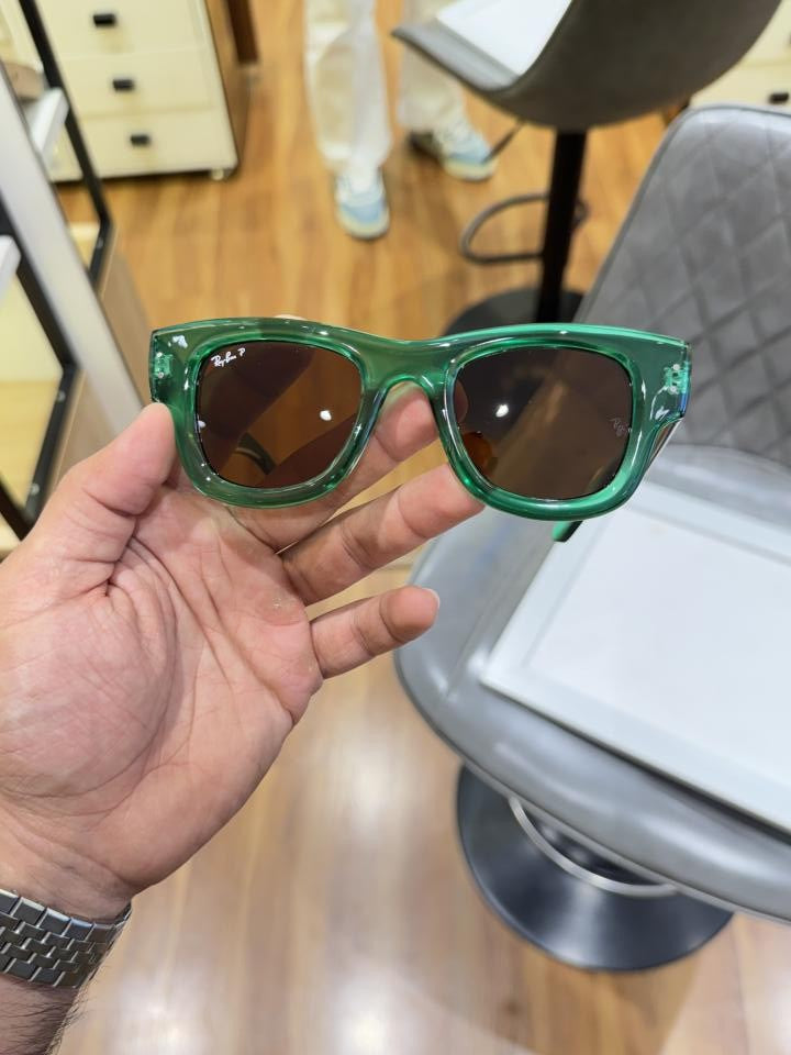 Rayban 4940 puffer green brown