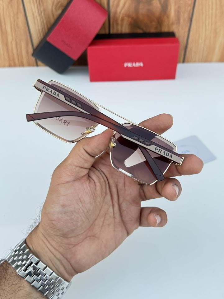 Prada 24038 gold brown