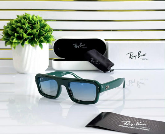 Rayban 4954 puffer square blue black brown