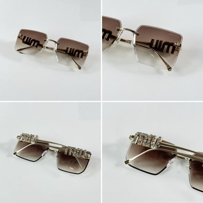 Miu Miu WMNS 1024 Gold Brown