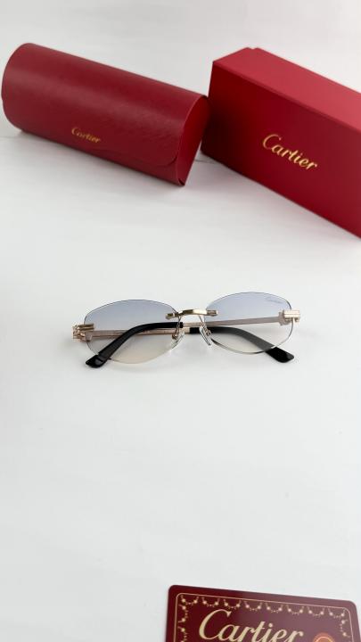 Cartier gold blue shaded 8070-1