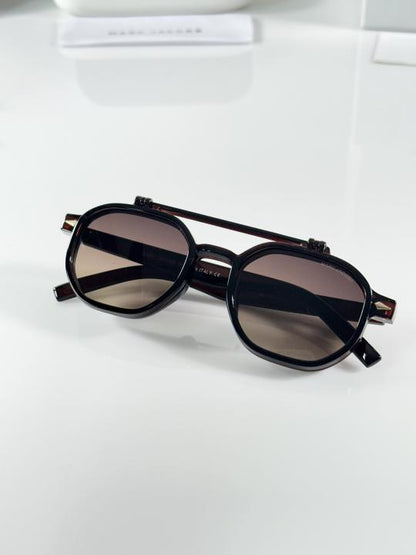 Marc Jacobs 1005 Flip Brown White