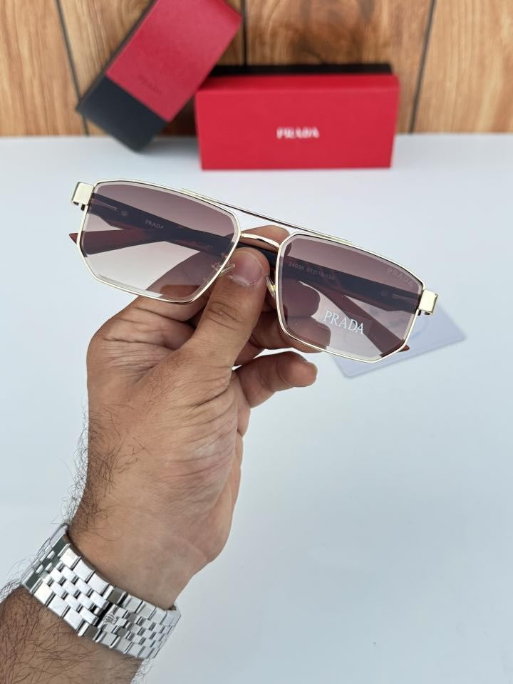 Prada 24036 gold brown