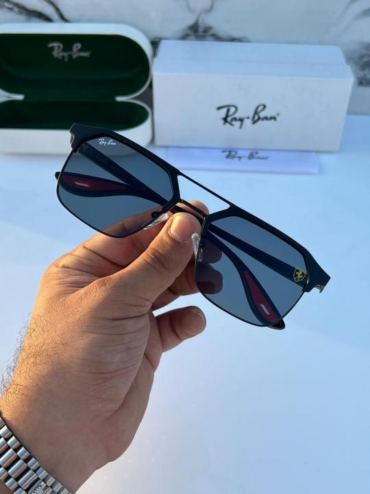 RayBan 04 Full black Ferrari Edition