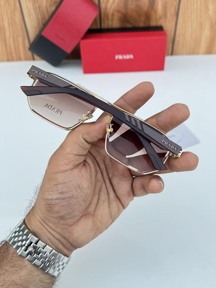 Prada 24036 gold brown